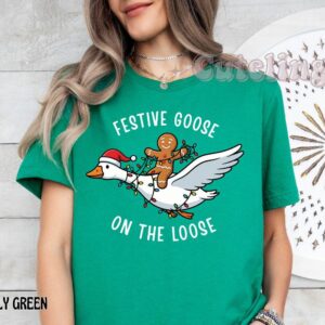 Festive Goose On The Loose Christmas