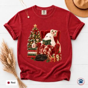 Christmas Ghost Reading Shirt