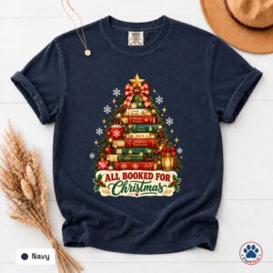All Booked For Christmas Shirt